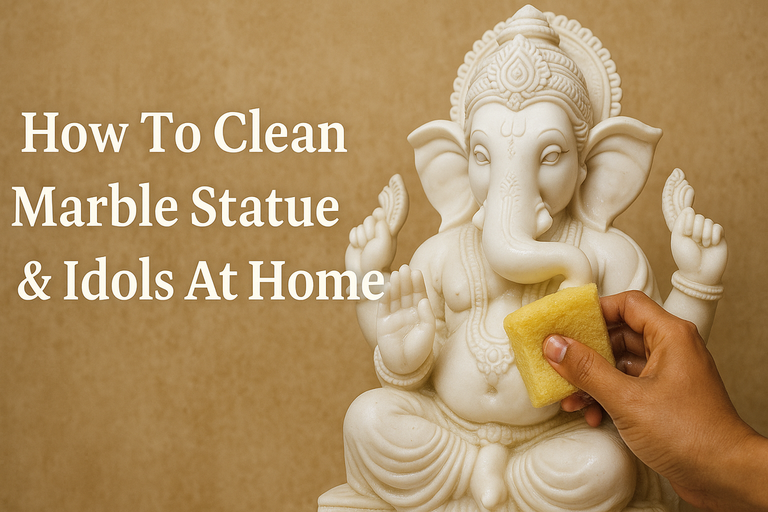 How To Clean Marble Statue & Idols At Home