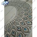 Elegance Personified: The Majestic Peacock Inlay Marble Mandir