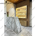 Polished Elegant Natural Stone Tabletop Slab
