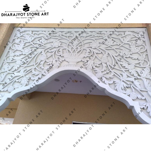 White Marble Designed Arch