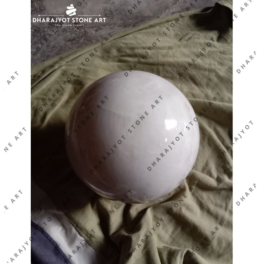 Classic White Marble Decorative Ball