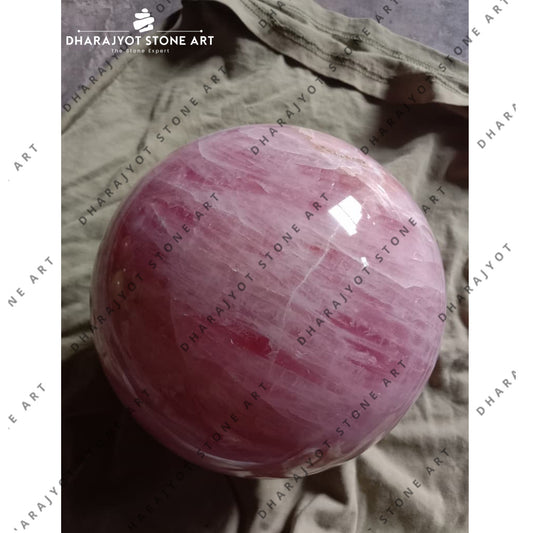 Handcrafted Natural Pink Natural Marble Ball