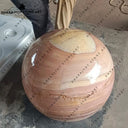 Natural Pink Onyx Marble Sphere Ball