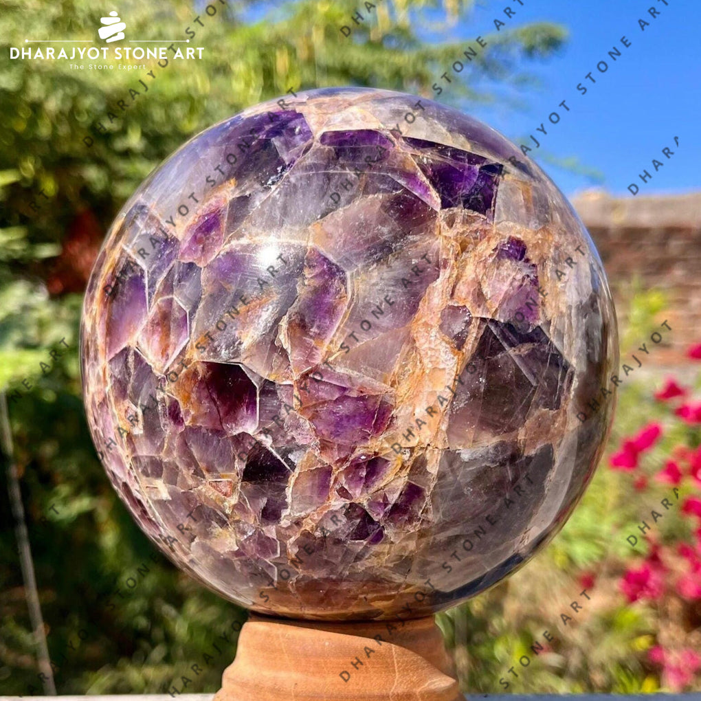 Natural Stone Crystal Sphere Marble Ball