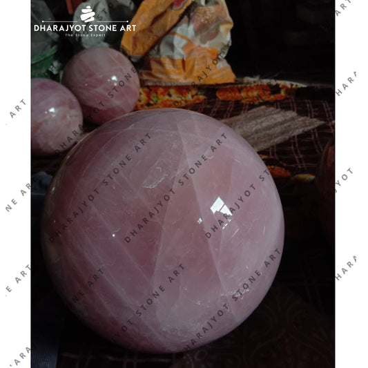 Handcrafted Rose Quartz Marble Ball