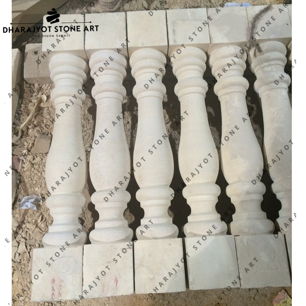 Stone Railing & marble stone balusters online by manufacturer in India ...