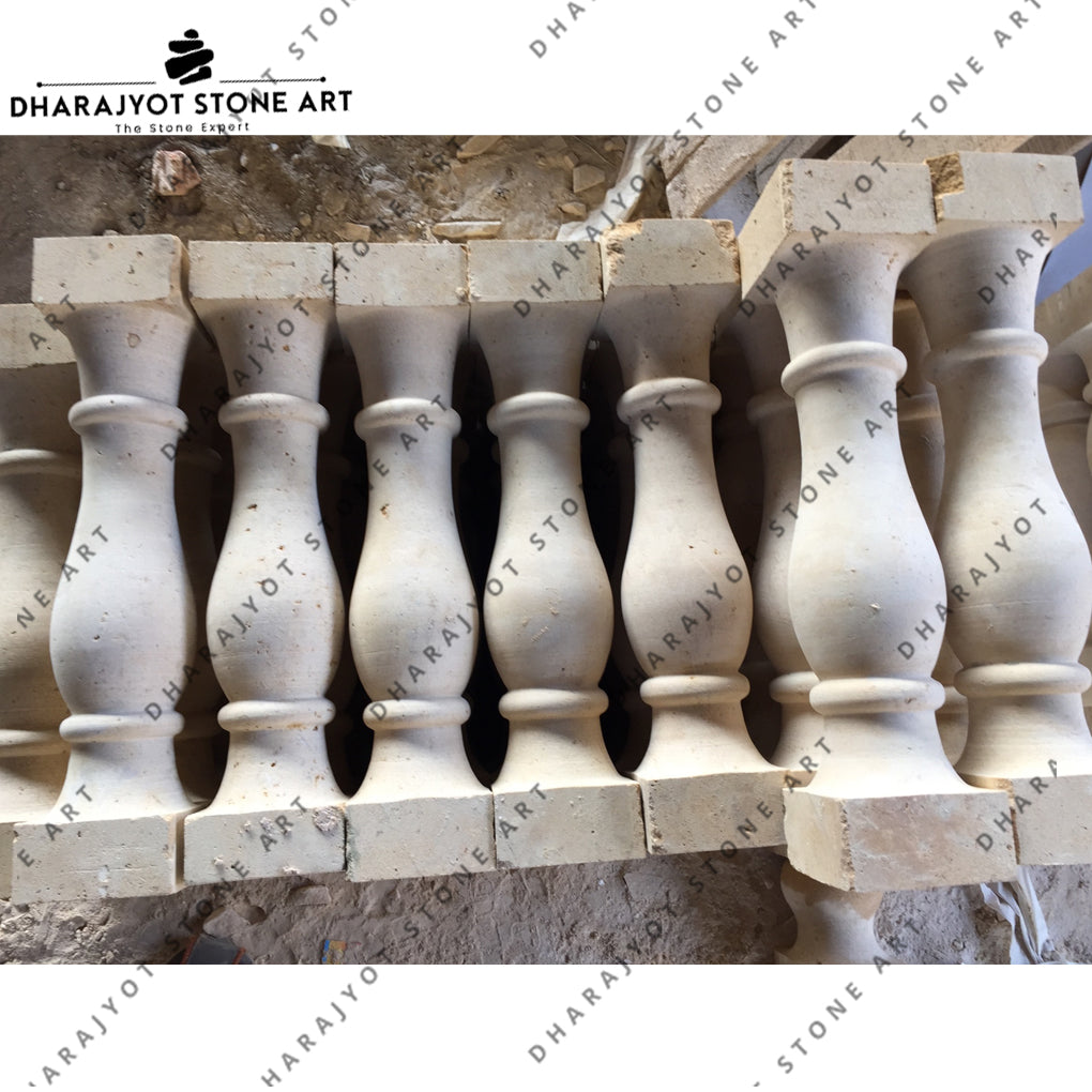 Stone Railing & marble stone balusters online by manufacturer in India ...