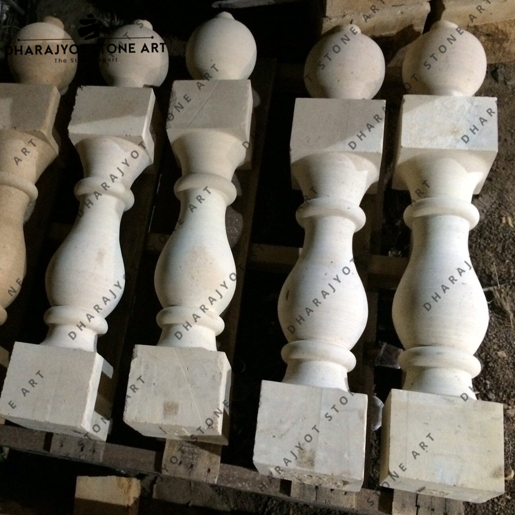 Stone Railing & marble stone balusters online by manufacturer in India ...