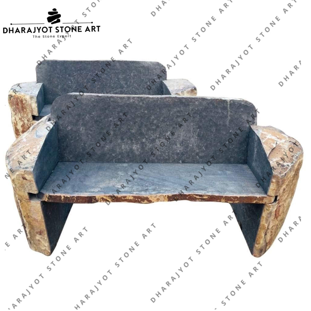 Stone Bench: Natural stone garden bench manufacturer in India ...