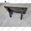 Polished Handcrafted Natural Granite Outdoor Seating Bench