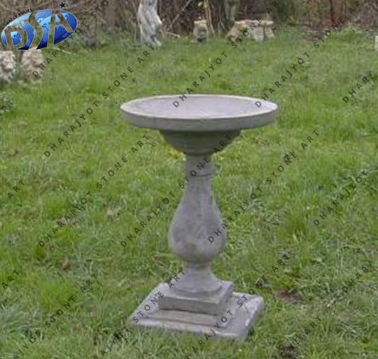 Garden Outdoor Pedestal Bird Bath