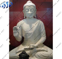 Hand Carved Marble Buddha Statue