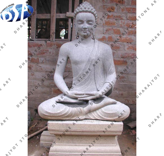 Indoor Decoration Natural Stone Marble Buddha Statue