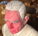 Red Marble Old Men Bust