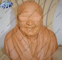 Antique Style Hand Carved Stone Female Bust Statue