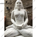 Elegant Handcrafted Stone Sculpture of Woman Statue