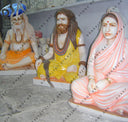 White Marble Valmiki Bust Statue