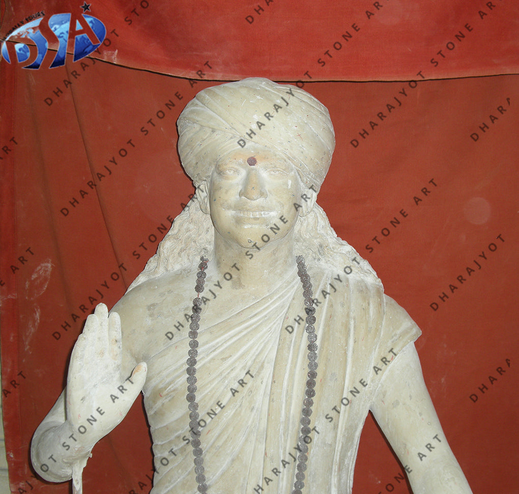 White Marble Human Statue