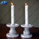 Home Decoration White Marble Stone Candle Holder
