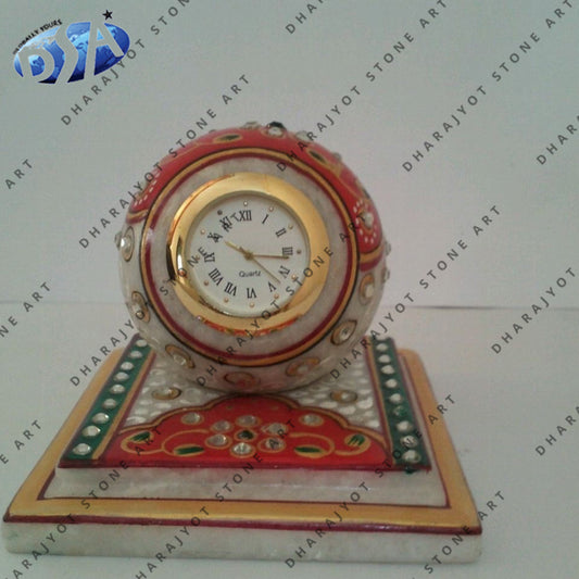 Indoor Round Marble Table Watch