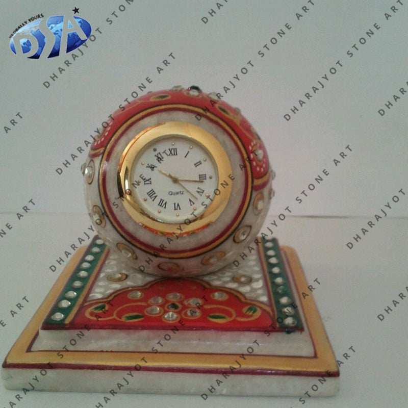 Indoor Round Marble Table Watch