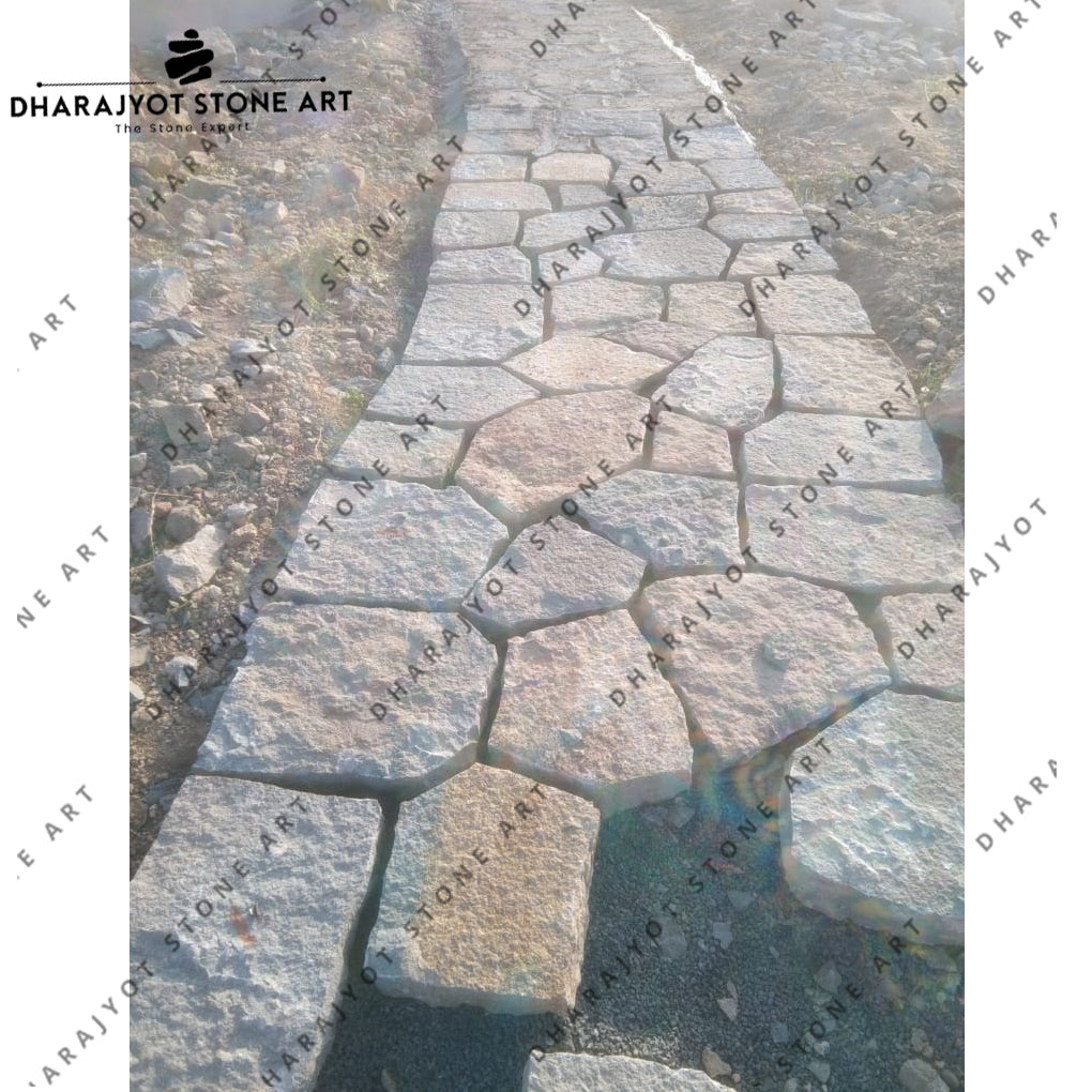Outdoor Natural Stone Cobble Landscaping
