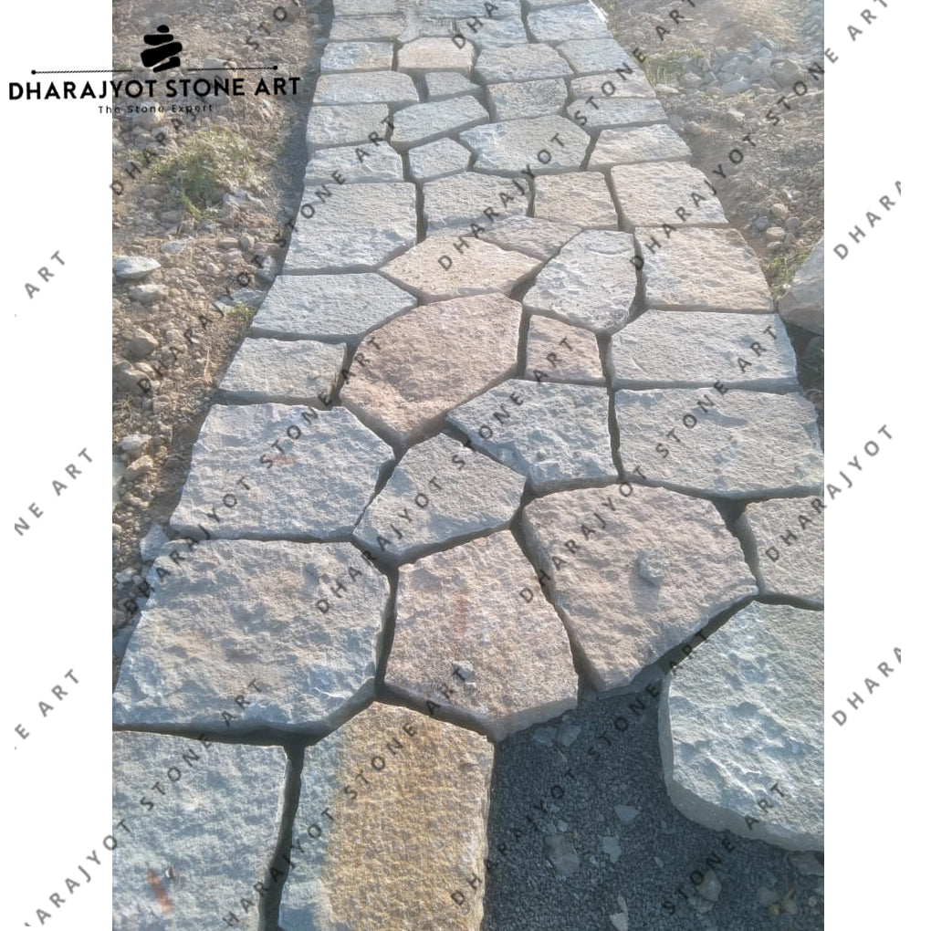 Outdoor Natural Stone Cobble Landscaping