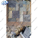 Outdoor Black Cobblestone Landscaping