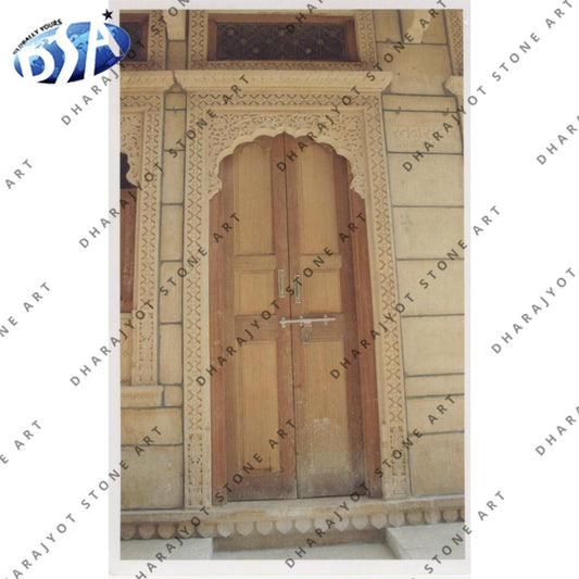 Decoration Marble Carving Door Surround Entrance Gate