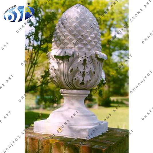 Natural Stone Sand Stone Round Finial