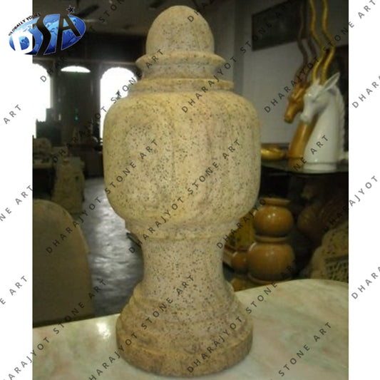 Natural Stone Outdoor Decorative Large Marble Finials