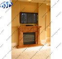 Outdoor Granite Fireplace