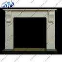 Classic Mixed Color Stone Marble Fireplace