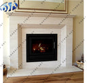 Natural White Marble Fireplace Mantel