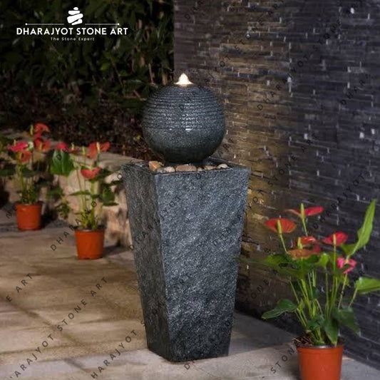 Modern Style Garden Marble Water Fountain