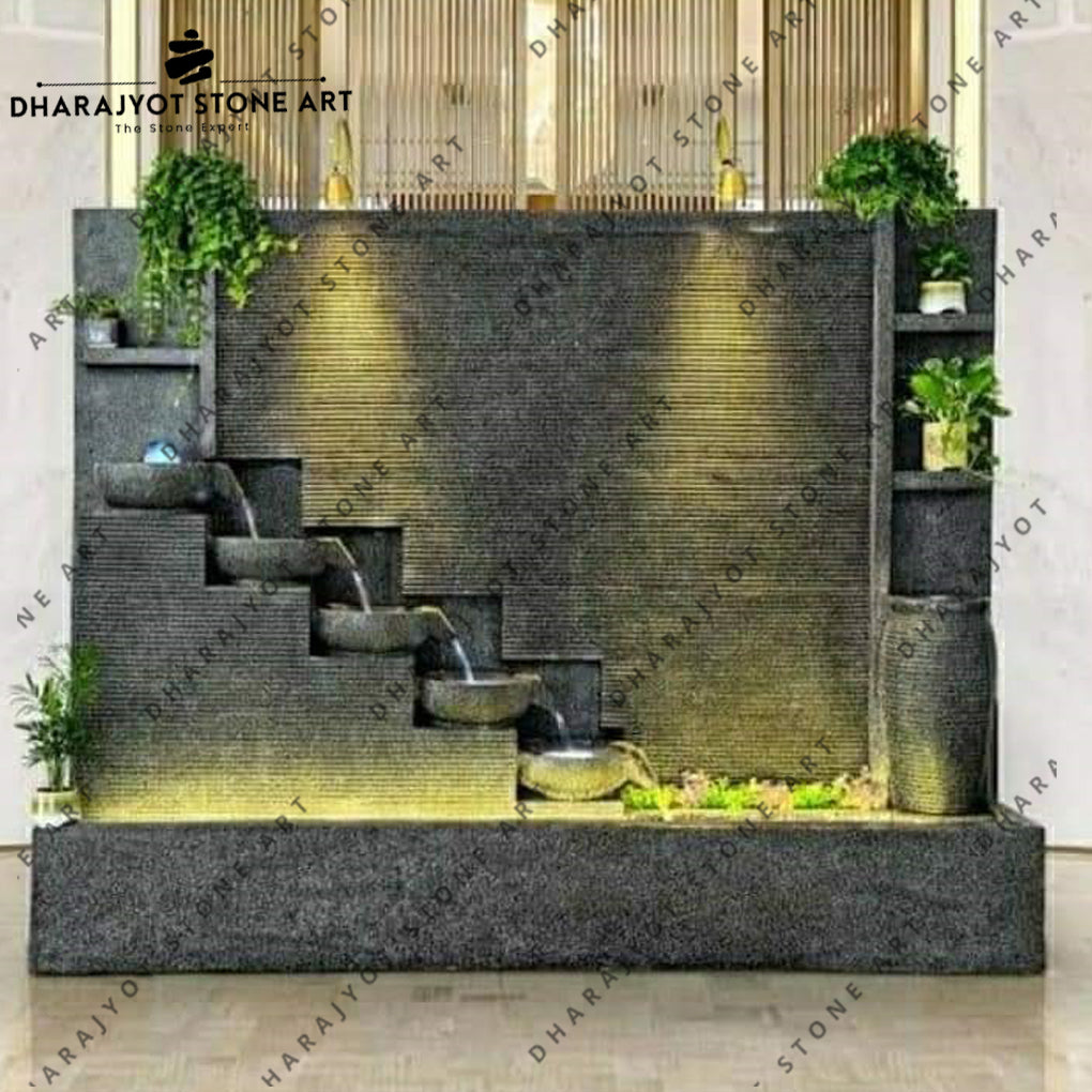 Indoor 5 Bowl Stone Fountain