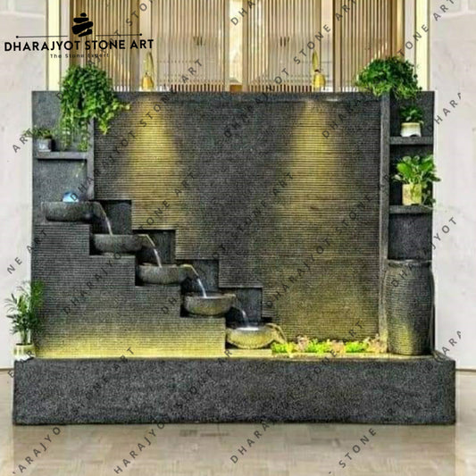 Indoor 5 Bowl Stone Fountain