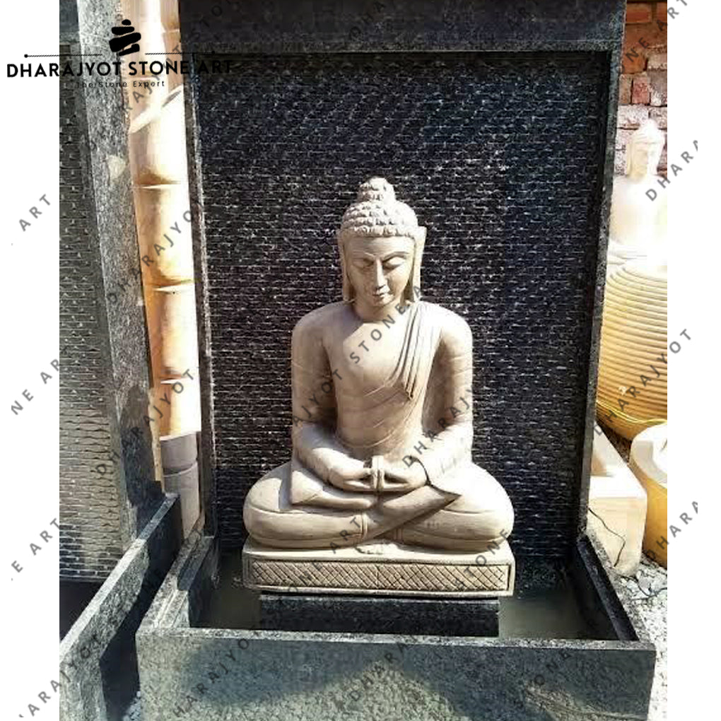 Customized Buddha Statue Marble Water Fountain