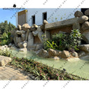 Outdoor River Stone Garden Waterfall