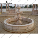 Natural Stone Hand Carving Outdoor Garden Italian Marble Fountain