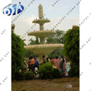 Off Whit Stone 3 Tier Garden Water Fountain