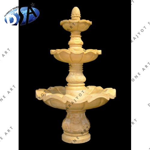 Yellow Sandstone Water Fountain