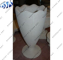 Grey Hand Carved Sandstone Flower Pot