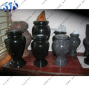 Black Granite Flower Vase Set