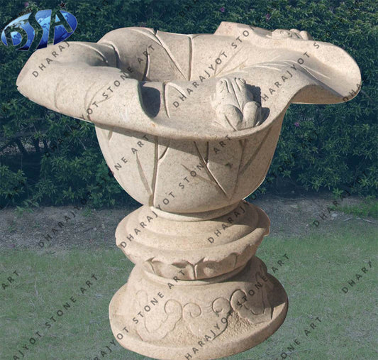 European Style Outdoor Garden Sandstone Flower Planter