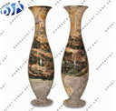 Beige Marble Flower Vase