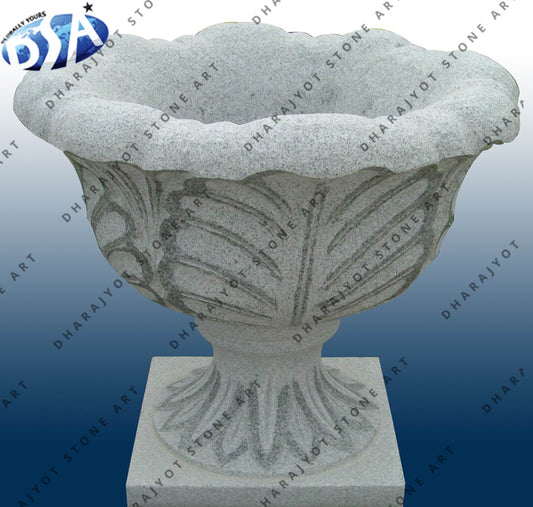 Garden Decorations Roman Style Sandstone Flower Planter