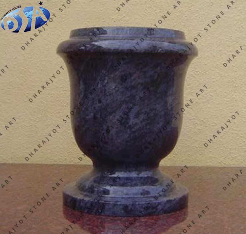 Carved Stone Granite Flower Pot