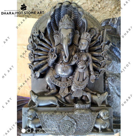 Natural Marble Stone Sculpture Ganesha Statue