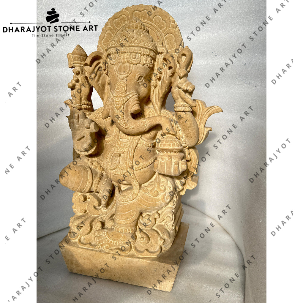 Handmade Stone Ganesha Murti